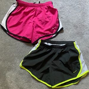 Nike Exercise Shorts (two pairs)